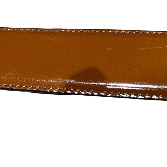 MOSCHINO classic ANARCY belt in Brown.Smiley, heart , peace sign MINT - Picture 3 of 5